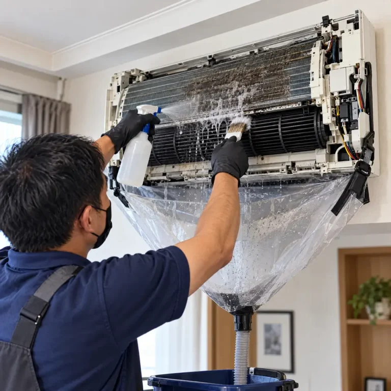 AC repair by Sri Swastik Home Solutions technician in Chengalpattu