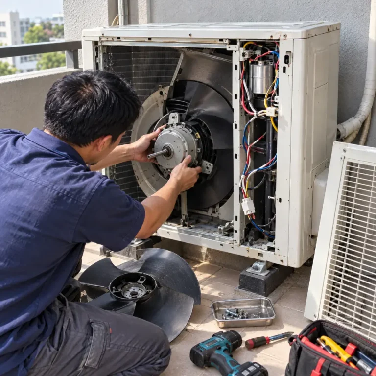 AC repair (fan motor) by Sri Swastik Home Solutions technician in Chengalpattu