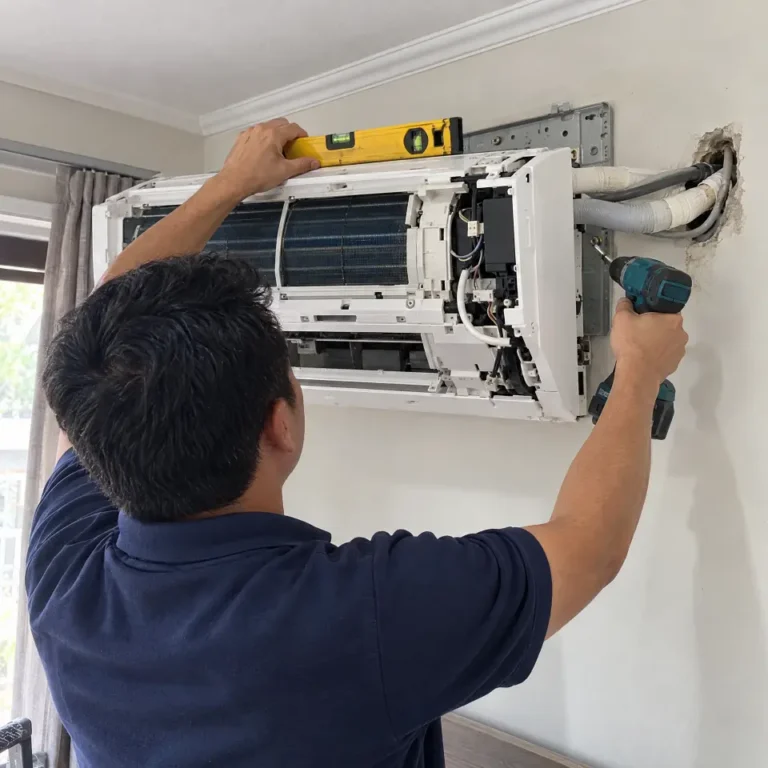 AC repair by Sri Swastik Home Solutions technician in Chengalpattu