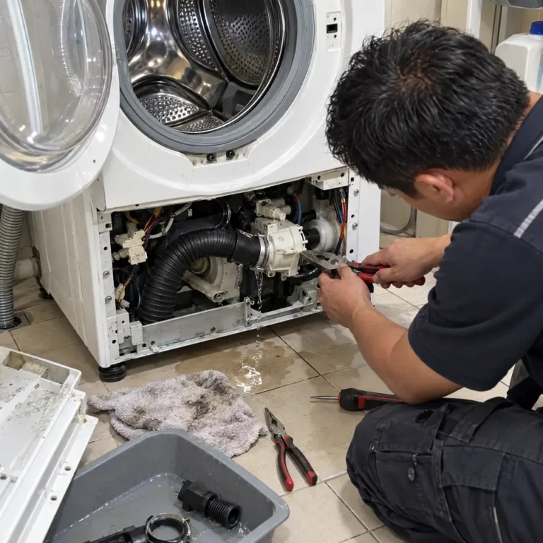 Washing machine repair by Sri Swastik Home Solutions technician in Chengalpattu
